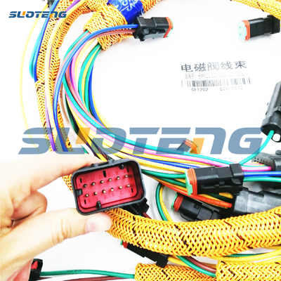 Durable Steel Wiring Harness Solenoid Valve Part Number 525-2620 For E320D Excavator