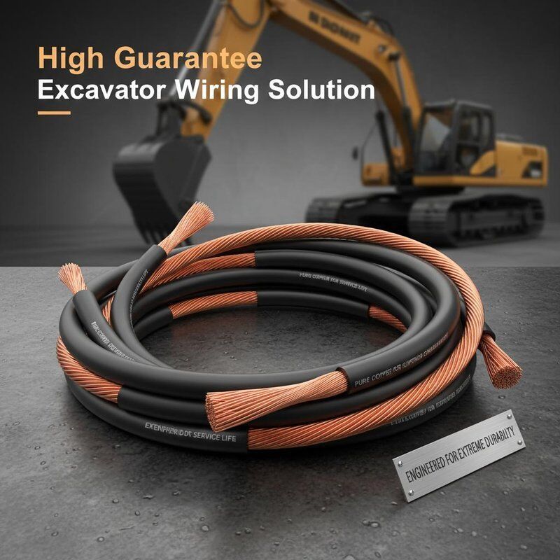 High Guarantee Excavator Wiring Solution Made with Pure Copper Materials Delivering Conductivity and Long Service Life