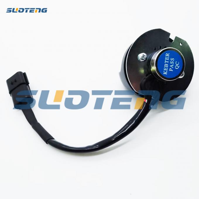 YN52S00009P1 throttle knob for SK120 SK200 excavator — top view detail